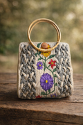 Handcrafted Floral Woven Bag